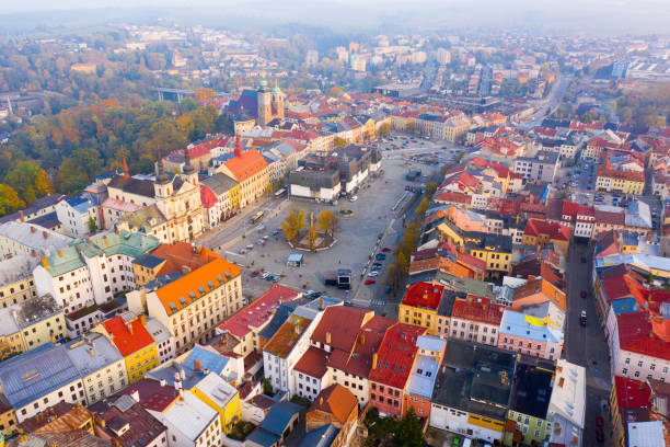 istock Main square of Jihlava, Czech Republic 1345850342