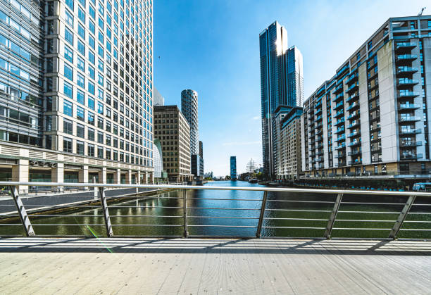 istock A footbridge at Dockland, London 1345854931