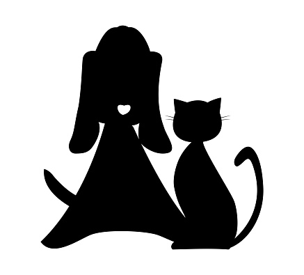 Dog & Cat Vector Illustration