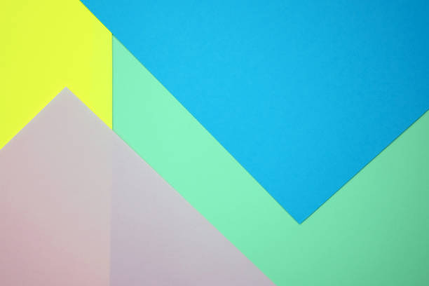 istock Colored pastel paper texture minimalism. Cardboard backgrounds 1345860460