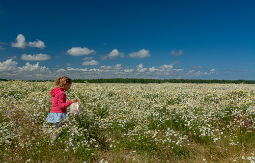 mother and daughter in a poppy field