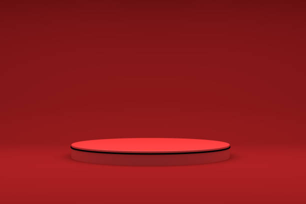 istock Abstract Podium, Rock Stone Platform Minimal Product Presentatiton 1345867988