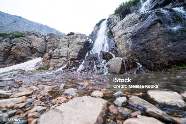 Timberline Falls Waterfall Along The Sky Pond Trail In Rocky Mountain National Park Colorado Stock Photo - Download Image Now