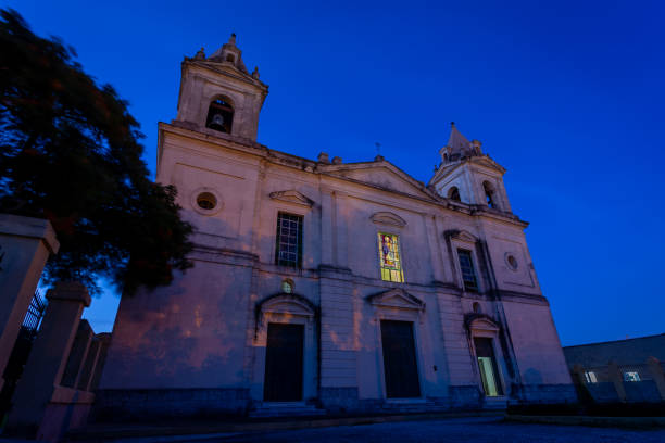 istock Church in the dusk. 1345878312