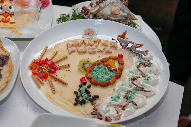 istock sweet children dessert on the plate 1345881911