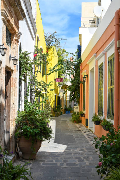 istock Rhodes street 1345884214