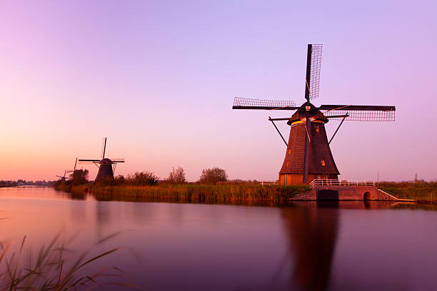 istock Windmills at Kinderdijk near Rotterdam 134588642