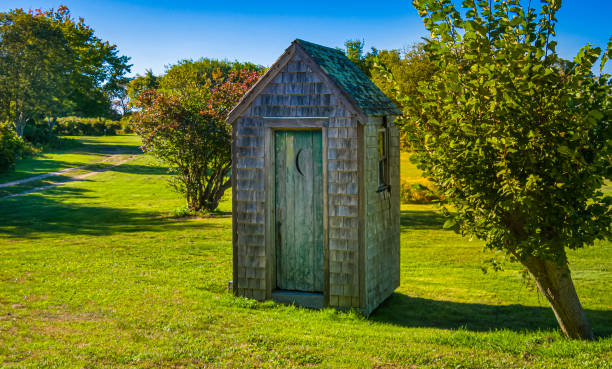 istock Outhouse by the Road 1345891523