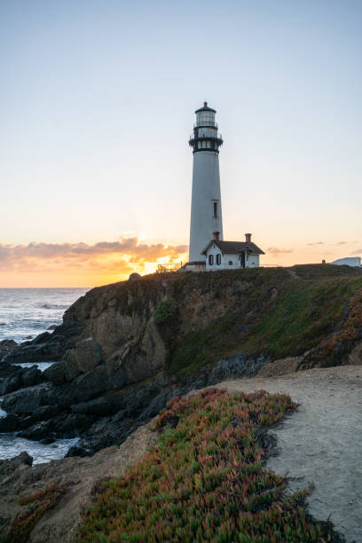istock Pigeon Point Lighthouse at Santa Cruz 1345895269
