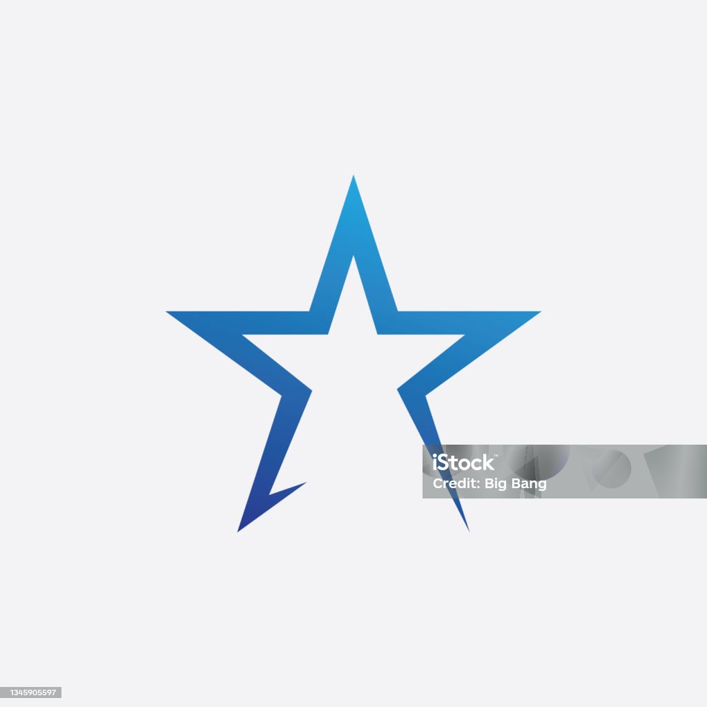 Star Design Template Vector Stock Illustration - Download Image Now ...