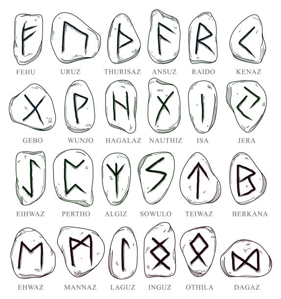 700+ Runes Stones Stock Illustrations, Royalty-Free Vector