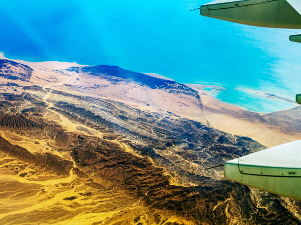 istock Aerial view above the clouds 1345930988
