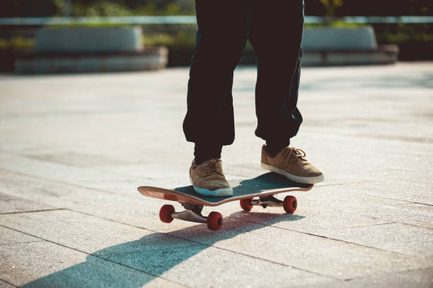istock Skateboarder skateboarding outdoors in city 1345935716