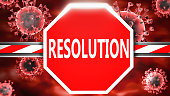 resolution-und-covid-19-symbolisiert-dur