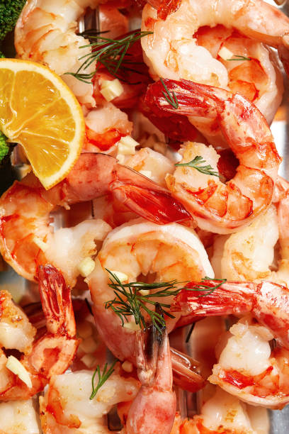 istock stir-fried mixed vegetable with shrimps - healthy food style 1345938687