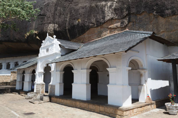 istock Buddhist cave temples in Dambulla, Central Sri Lanka, Sri Lanka, Asia 1345947687