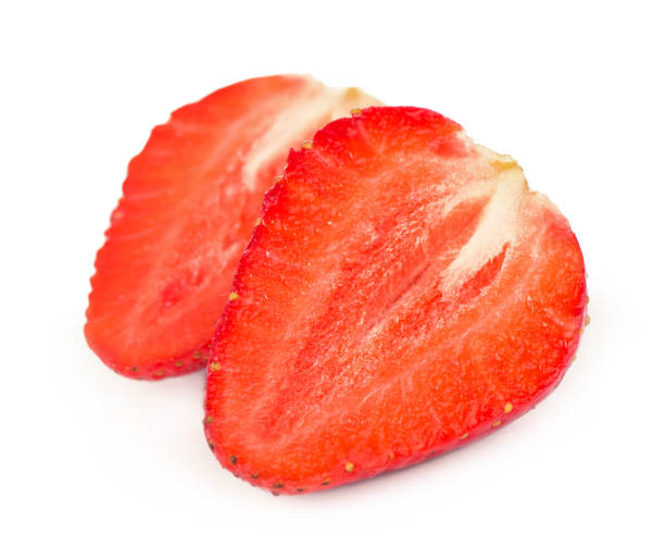 istock Strawberry. Fresh berry isolated on white background 1345950468