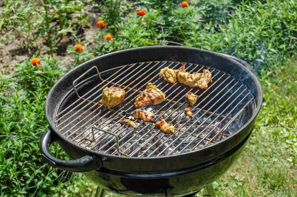 istock open air barbecue with grilled meat 1345951627