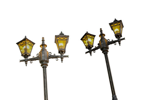 istock Park lights in the evening 1345952563