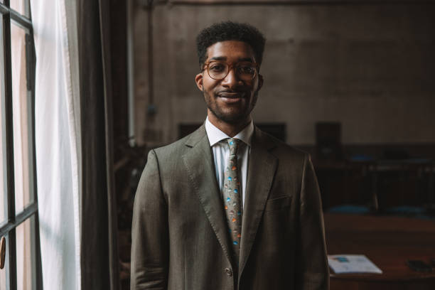 istock Business man portrait in the office 1345953656