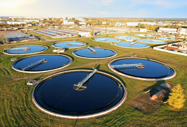 istock Sewage Treatment Plant. Wastewater Treatment Water Use 1345955873