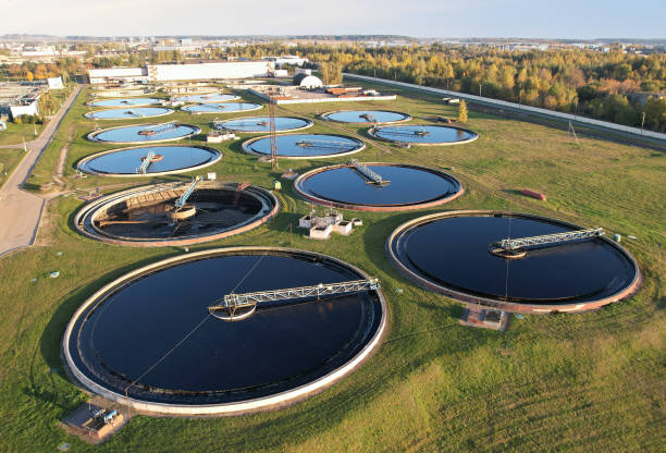 istock Sewage Treatment Plant. Wastewater Treatment Water Use. 1345959622