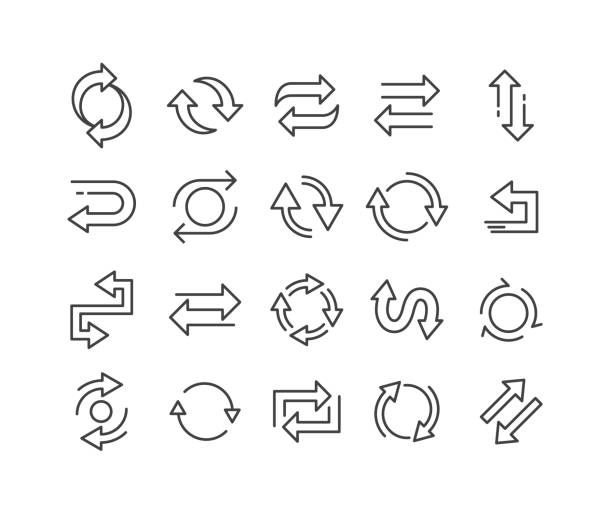 Editable Stroke - Reverse - Line Icons