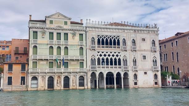 istock Venetian palaces facing the canals 1345965571