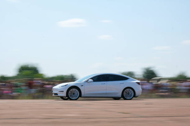 The 10 Most Advanced Self-Driving Cars That You Can't Buy Yet 1 kiev ukraine july 2021 two cars start the race close up wheels tesla electric car e drive