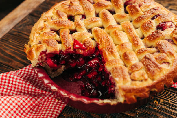 istock homemade pastry with berries and apple 1345979193