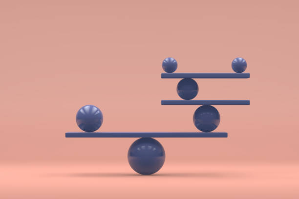 concept d’équilibre - three dimensional three dimensional shape stability balance photos et images de collection