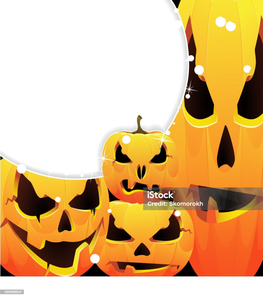 할로윈 pumpkins 잭볼-o-lanterns - 로열티 프리 10월 벡터 아트