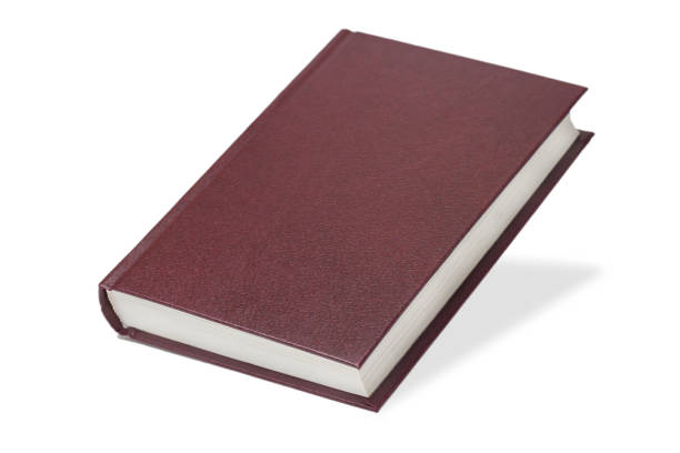 istock Bardovy diary falls on the table isolated on white background. Book. 1345985729