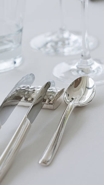 istock Detail of restaurant table 134598749