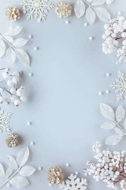 Christmas and New Year holidays frame