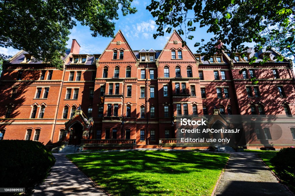 Mathews Hall Harvard Yard Harvard University Campus Cambridge