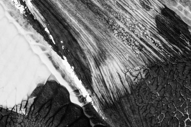 istock black white abstract acrylic painting color texture on white paper background by using rorschach inkblot method 1345992521