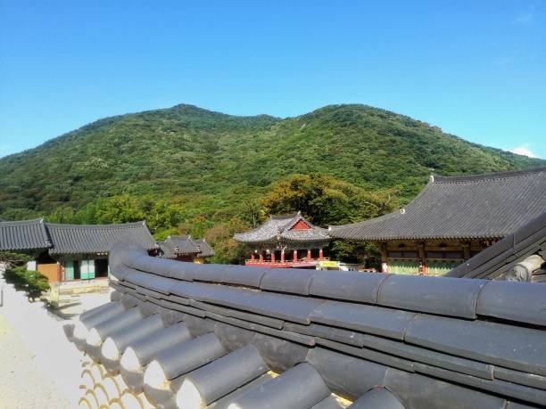 istock Famous temple,Beomeosa temple in Busan Korea 1345996057