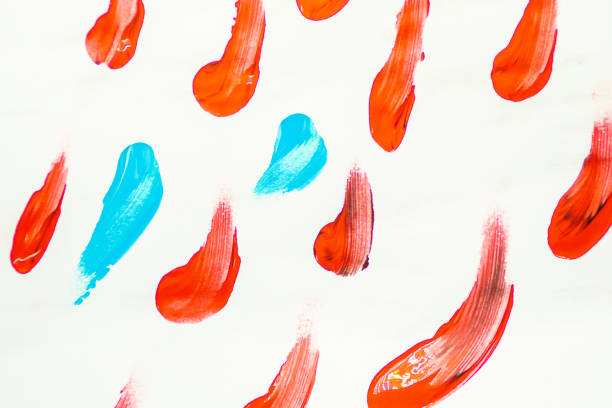 Close Up Shot of Artist Painting Palette