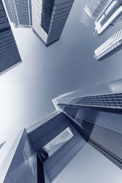 istock Exterior of modern architecture. Building abstract background 1346001818