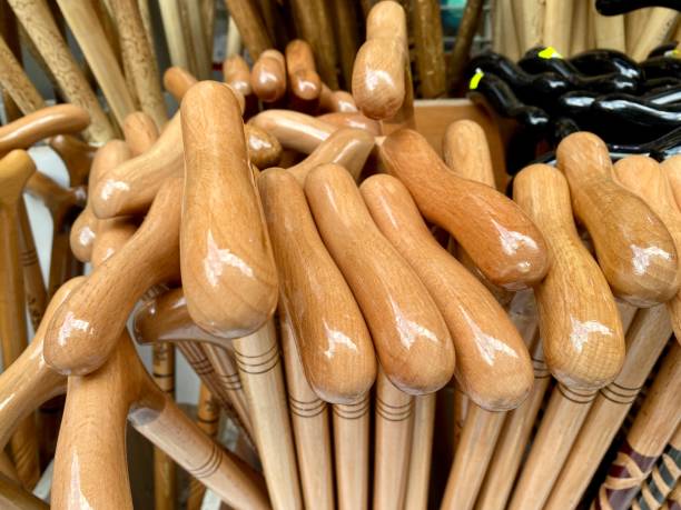 istock wooden canes,cane 1346002295