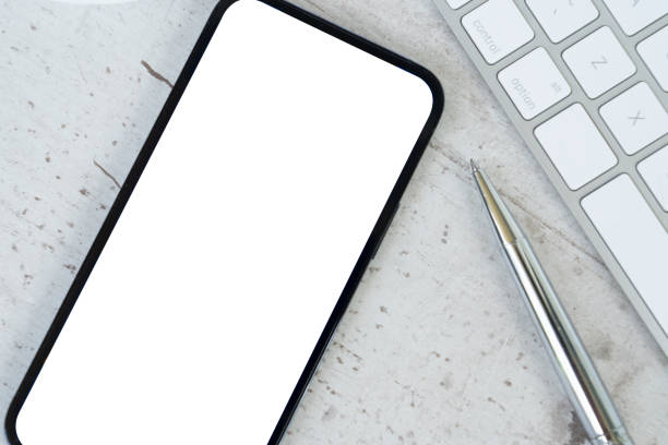 istock mock up with modern phone 1346002323