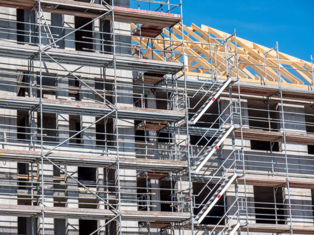 istock House with a scaffolding on a construction site 1346002599