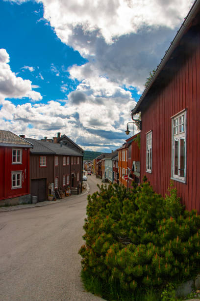 istock Mining town Roros in Norway, fantastic original old norwegian town 1346006364