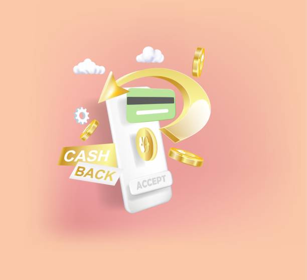 istock Cash back, money saving vector concept with dollar coins, wallet, arrows, credit card. 1346007664