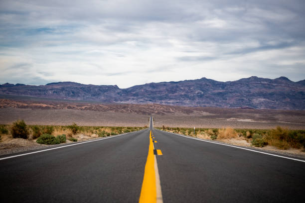 istock Empty Road in Death Valley, California. USA 1346012198
