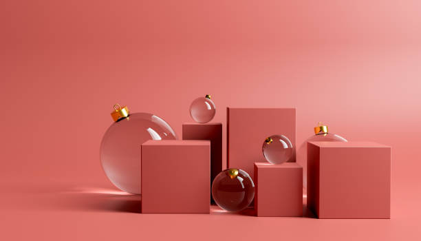istock product stand with christmas balls around 1346013613