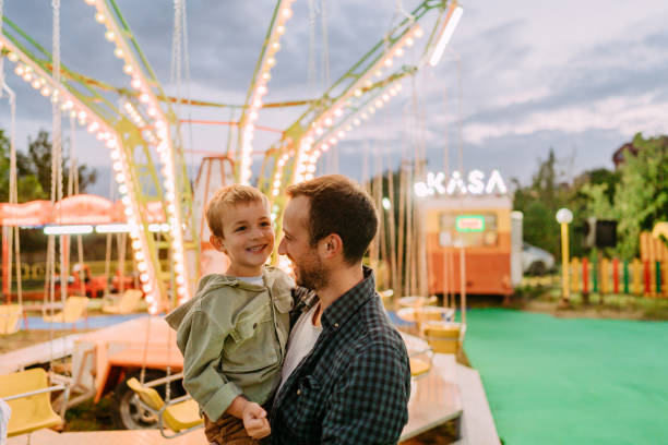 istock With daddy at the traveling fair 1346019583