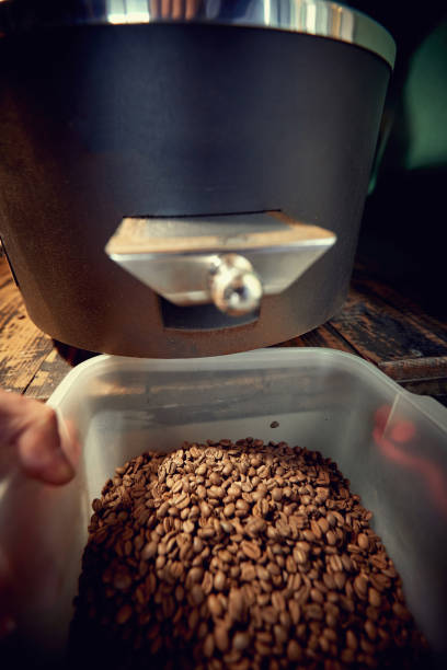 istock Close up of a freshly roasted coffee 1346021160