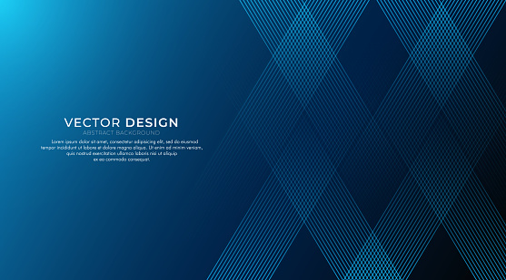 Abstract blue gradient diagonal lines background. Modern simple blue dynamic lines creative design. Technology futuristic concept. Suit for poster, cover, banner, flyer, brochure, presentation, website